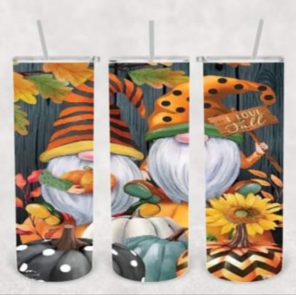 Live Fall Gnome 20oz Tumbler